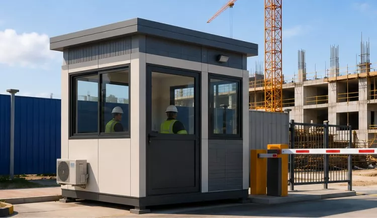 Prefabricated mobile guardhouse