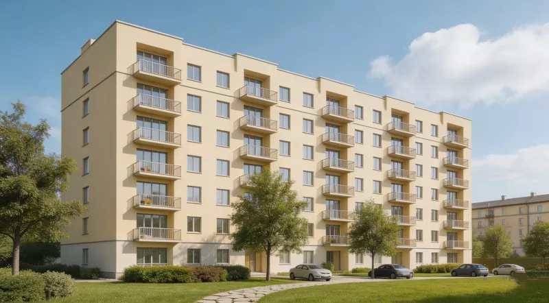 Teraskonstruktsioonide õpetaja kortermaja